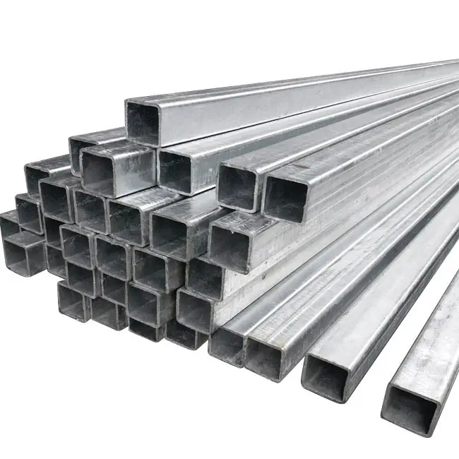 제조업체 맞춤형 AISI 원활한 아연 도금 강철 사각 파이프/튜브 GI 파이프 가격