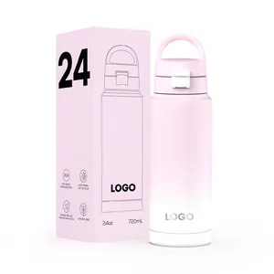 Insulated Stainless Steel Water Bottle 32 Ounce 40oz Vacuum Canteen 3 Lids Large Metal Drink Bottle Leak Proof