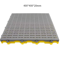 Moulage par injection de revêtement de sol en plastique de garage à emboîtement pour grille de lavage de voiture Carrelages de sol de garage en plastique