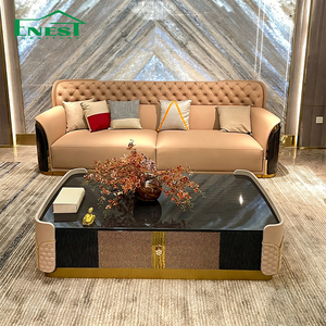 Sofá de Cuero de Alta Gama, Estilo Italiano, Respaldo Alto, Modular, de 1+2+3 Plazas, para Hogar, Hotel, Oficina, Villa, Proyectos - Product Image 3