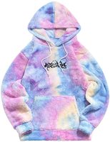 Oem hecho a medida Unisex Fuzzy Sherpa Fleece Pullover Oversize Plus Size Custom Women's Hoodies