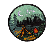 Patch en jean brodé en chenille 3D personnalisé en forme de cœur et de fleur, lettres anglaises thermocollantes pour vêtements et chapeaux, thème Terre