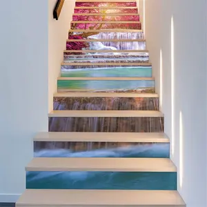 Calcomanías impermeables de decoración de escaleras para el hogar
