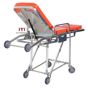 MT medis dilipat tandu Convertible untuk kursi, kursi pasien kursi roda paduan aluminium Foldaway tandu ambulans - Product Image 5