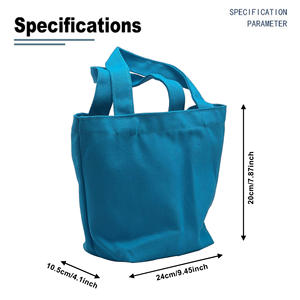 IDEA DE REGALO Bolsas de Tela de Lona de Algodón con Logotipo Personalizado para Mujer, Bolsa Reutilizable de Gran Capacidad, Bolsas de Compras Promocionales con Asas - Product Image 4