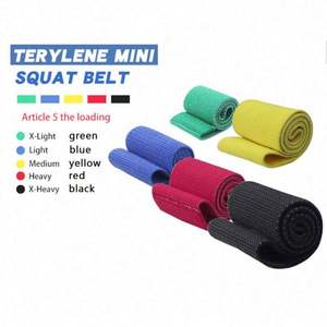 Mini Bandas de Resistencia Elásticas de Látex Natural de 5 Piezas, Color Rosa, Duraderas, Portátiles, para Ejercicio en Casa, Yoga, Gimnasio, Bajo MOQ de Fábrica - Product Image 5