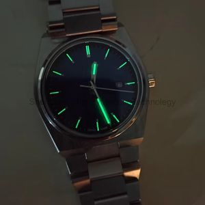 Montre automatique élégante unisexe pour affaires, mouvement en acier inoxydable, résistante à l'eau, affichage du cadran - Product Image 6