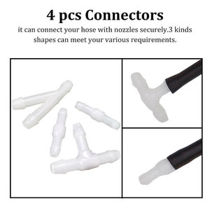 Guangyi Components Car <b>Washer</b> Hose 4x7mm Black Rubber Hose With Connectors For Windshield <b>Washer</b> System - Product Image 5