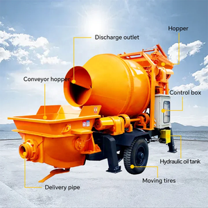 Nouvelle conception d'usine, pompe malaxeuse à béton diesel <span class=keywords><strong>35</strong></span>-50, malaxeuse à ciment 2 sacs à vendre - Product Image 3