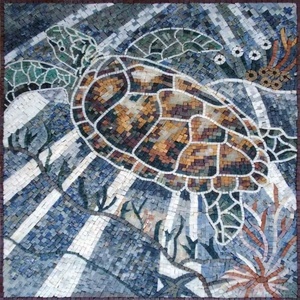 Tessere di mosaico di arti di alto livello di un <span class=keywords><strong>metro</strong></span> quadrato originali e bellissime tessere di mosaico di fiori all'ingrosso - Product Image 2