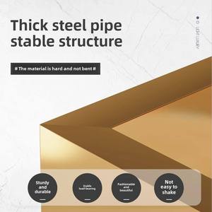 <span class=keywords><strong>Tavolino</strong></span> da Caffè Moderno di Lusso Minimalista in <span class=keywords><strong>Legno</strong></span> Massello e Metallo dal <span class=keywords><strong>Design</strong></span> Rotondo per Casa e Hotel Nuovo Set di Mobili di Lusso per Soggiorno - Product Image 6