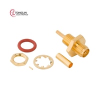 Liste des composants TL pour service de kit complet 901-10806 Connecteur RP-SMA Jack Mâle 50 Ohms à souder 90110806 Montage sur panneau