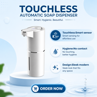 Distributeur automatique de savon certifié CE RoHS, alimenté par USB, mural, capacité de 350 ml, pour camping-car et usage domestique, emballage allemand EPR