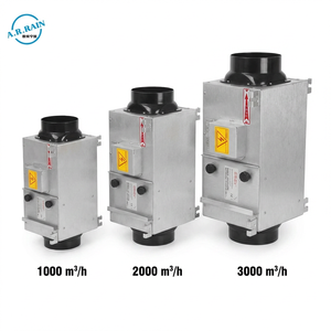 Ventilateur d'<span class=keywords><strong>air</strong></span> frais silencieux à conduits avec filtre HEPA, élimination des PM2.5, <span class=keywords><strong>ventilation</strong></span> à récupération de chaleur - Product Image 3