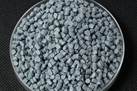 Granulés de résine PVC gris clair sur mesure, rigides, souples, flexibles, certifiés RoHS REACH, haute pureté, pour extrusion et moulage de profilés