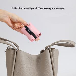 Bolsa de Compras Plegable Ecológica Personalizada de Fábrica 2025, Bolsa de Tela Ecológica con Pliegues Tipo Órgano, Bolsa de Almacenamiento Plegable de Segunda Pliegura - Product Image 5