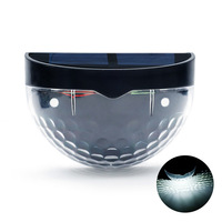 IP65 jardin point culminant extérieur étanche moderne capteur de mouvement Unique grand Angle conception lampe jardin pilier LED applique murale solaire