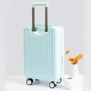 Wholesale Custom Logo 2026 New Design <strong>Large</strong> Capacity Business <strong>Suitcases</strong> 4 Spinner Wheels <strong>Light</strong> Weight Valise Zipper Simple - Product Image 3