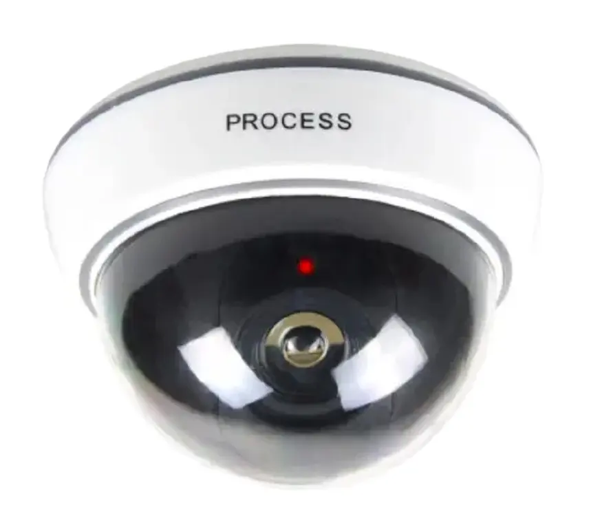 High Quality Home Security Simulation Camera Indoor Fake Dome Dummy Camera Outdoor with Flashing LED