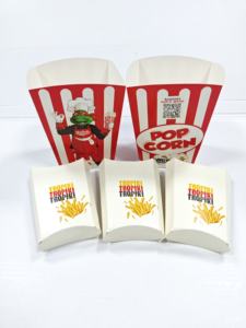 Sac en papier sulfurisé popcorn kraft personnalisé emballage biodégradable de snacks avec logo personnalisable pour <span class=keywords><strong>pop</strong></span>-<span class=keywords><strong>corn</strong></span> et aliments - Product Image 5
