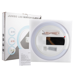 हॉट सेलिंग आधुनिक प्लास्टिक की अगुवाई वाली दीवार घड़ी कस्टम लोगो डेट नाइट विजन अद्वितीय सजावटी डिजिटल इलेक्ट्रिक कैलेंडर - Product Image 2