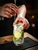 Copas de Cóctel Mojito Transparentes de Cristal Vintage Personalizadas, Copas Únicas para Whisky, Vino, Mocktails, Decoración para Fiestas y Bares