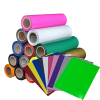 Film PVC HTV pour presse à chaud textile, vinyle de transfert thermique haute température thermocollant pour T-shirts