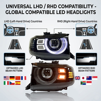 YU GUANG pour Toyota Land Cruiser 79 Accessoires Phares LED LC70 LC71 LC76 LC79 FJ75 FJ79 Feux Avant Améliorés Phare LED
