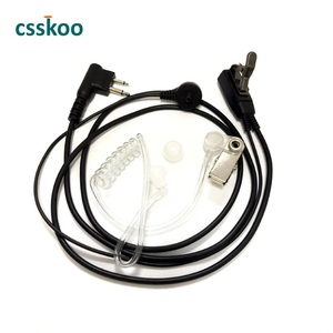 350 шт. 2-контактные гарнитуры с микрофоном PTT для радиостанций EP450, наушники-вкладыши - Product Image 1