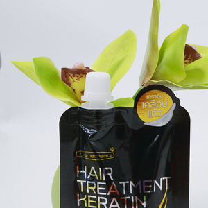 OEM Factory Keratin Spout Pouch 50ml Tratamiento para el cabello Bolsita de plástico para el cuidado del cabello Embalaje - Product Image 4