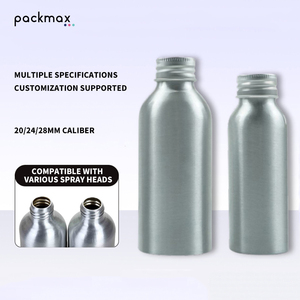 Bouteilles en aluminium personnalisables directement de l'usine avec bouchon à vis 40-250ml pour huiles essentielles, parfums, lotions, toniques, cosmétiques, lavage de voiture - Product Image 5