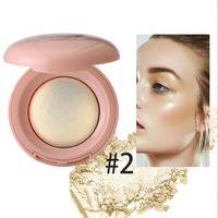 Palette de maquillage illuminatrice scintillante, poudre bronze illuminatrice sans cruauté animale