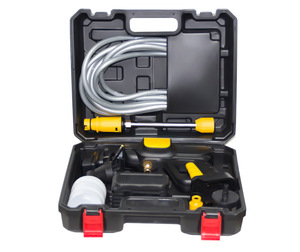 Mini lavadora eléctrica de alta presión de los mejores fabricantes, <span class=keywords><strong>pistola</strong></span> de chorro de agua con <span class=keywords><strong>manguera</strong></span> de bomba de 21V <span class=keywords><strong>para</strong></span> limpieza <span class=keywords><strong>a</strong></span> presión competitiva - Product Image 2