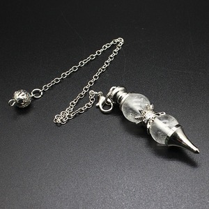 Pendolo a Navetta per Rabdomanzia Radiestesia Divinazione in Pietra Naturale Quarzo Cristallo Onice Ciondolo Pendule Pendulos Pendel Gioielli - Product Image 6