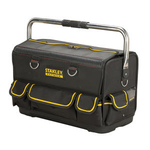 Bolsa de herramientas Stanley Fatmax Plumber Bag de 16 pulgadas con asa metálica y múltiples bolsillos para un transporte organizado - Product Image 1