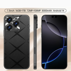 A16 Max 16GB RAM 6.9 "AMOLED 2K 120Hz 5G <span class=keywords><strong>Android</strong></span> 14 Smartphone Version mondiale 8000mAh double carte SIM Prix direct d'usine - Product Image 3