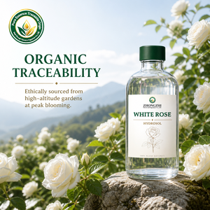 Hidrolato de <span class=keywords><strong>Rosa</strong></span> Blanca Orgánico y Trasladable (<span class=keywords><strong>Rosa</strong></span> <span class=keywords><strong>Alba</strong></span>) de Floración Fresca de Alta Altitud, Venta al por Mayor para Marcas Éticas y Sostenibles - Product Image 1