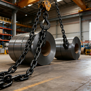 Warehouse Lifting Chain for Stacking Equipment High Tensile Stable Hoisting Fittings G80 Calibrated <b>Hoist</b> Chai - Product Image 3