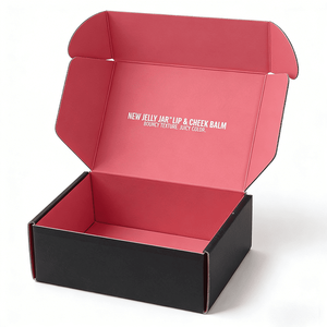 Boîte d'expédition en carton ondulé personnalisée avec impression couleur CMYK, logo imprimé, emballage en papier pour solutions d'expédition de produits cosmétiques - Product Image 3