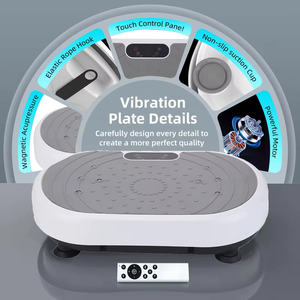 Plateforme vibrante de puissance, machine portable pour la perte de poids, le renforcement musculaire, la mise en forme, l'entraînement de la force, niveaux de vitesse, capacité maximale - Product Image 5