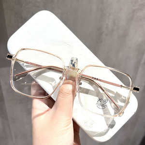 Occhiali da vista miope da donna ultraleggeri artefatto di bellezza Unisex grande montatura lusinga le piccole facce marrone occhio cornice del grado ottimale - Product Image 2