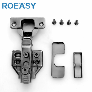 35mm đen Nickel thủy lực bản lề mềm đóng cửa tủ bản lề chuyển động chậm tủ 3D bản lề đồ nội thất bản lề cho tủ bếp - Product Image 3