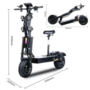 Trottinette Électrique Tout-Terrain HCBK Super Factory, Pliable, Double Moteur 14 Pouces, 60V/72V, pour Adulte – <span class=keywords><strong>Stock</strong></span> UE/<span class=keywords><strong>US</strong></span>/UK Disponible, Livraison Rapide - Product Image 2