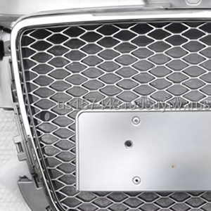 Grille de voiture personnalisée PNB de haute qualité en ABS, cadre chromé, maille argentée, style RS3, Audi A3 8P.5 2008-2012 |   Installation facile 3 mois - Product Image 4