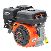 Moteur à essence de haute qualité 4 temps 6 5HP refroidi à l'air, petits moteurs à essence 168F