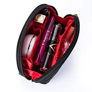 Organisateur de <span class=keywords><strong>toilette</strong></span> zippé Petite pochette Demi-lune Cosmétique Sac de beauté pour sac à main Voyage Pratique Pochette de maquillage pour femmes Filles - Product Image 4