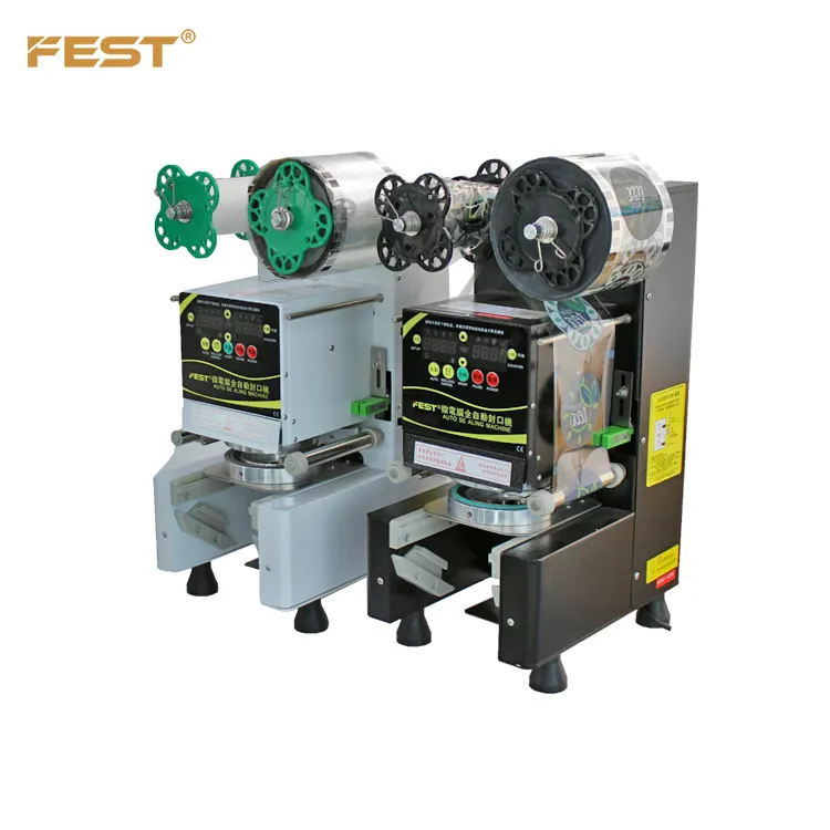 Fully Automatic Cup Sealing Machine Cup Sealer For Plastic And Paper Cup