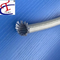 Cordon d'étanchéité en fibre de verre tissée pour four haute température, diamètre 5mm-30mm, résistance à la chaleur 600°C, Tongchuang TCMF-GW01, isolation
