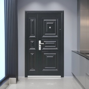 Porte d'entrée Sofia Interlocking SFN-040, design antivol, style moderne, ouverture manuelle complète - Product Image 1