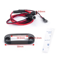 Kit de phares LED pour voiture RC avec support de montage, lampe avant pour Crawler RC 1/24, éclairage de mise à niveau pour modèle tout-terrain RC, pièces de rechange